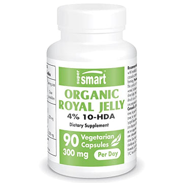 Supersmart - Organic Royal Jelly 300mg per Day (High Strength 4% 10-HDA) - Freeze Supersmart buy supplements canada