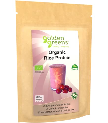 Golden Greens Organic Rice Protein Powder 250 g Golden Greens buy supplements canada