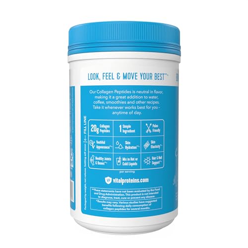 Vital Proteins Collagen Peptides Powder, Promotes Hair, Nail, Skin, Bone and Joint Health Vital Proteins buy supplements canada