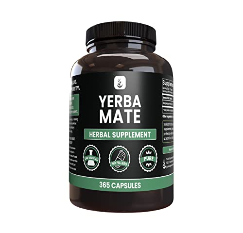 PURE ORIGINAL INGREDIENTS Yerba Mate (365 Capsules), No Magnesium Or Rice Fillers PURE ORIGINAL INGREDIENTS buy supplements canada