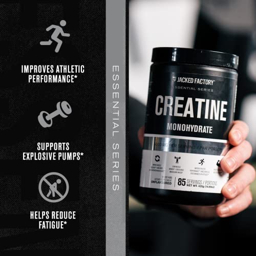 Jacked Factory Creatine Monohydrate Powder 425g - Creatine Supplement for Muscle Jacked Factory buy supplements canada