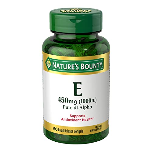 Nature's Bounty Vitamin E 1000 IU Softgels, Supports Antioxidant Health & Immune System Nature's Bounty buy supplements canada