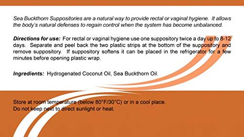 Suppositories with Sea-Buckthorn Oil (10 pcs) Sudopo plk buy supplements canada