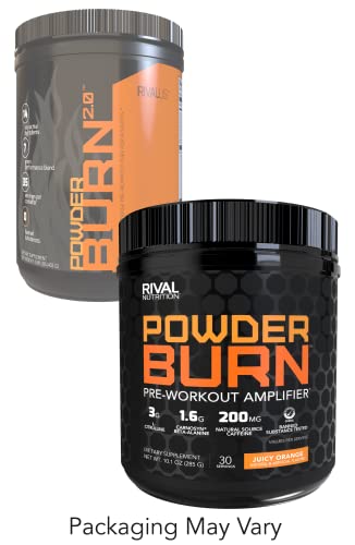 Powder Burn 2.0 Orange 35 Serving,14.24 Ounce Rivalus buy supplements canada