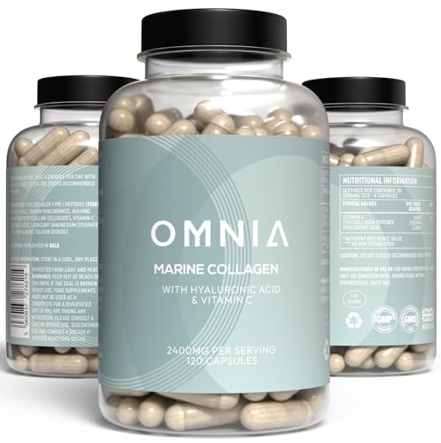 Omnia Marine Collagen Capsules 2400mg for Women & Men with Type I Collagen OMNIA buy supplements canada