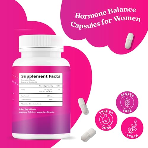 BeLive Myo-Inositol & D-Chiro Inositol Capsules - 90Ct I Inositol Supplement with Folic BeLive buy supplements canada