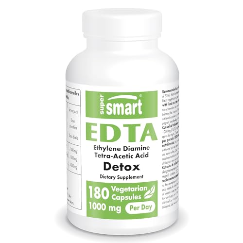 Supersmart - EDTA 1000mg per Day - Calcium Disodium EDTA Supplement | Non-GMO Supersmart buy supplements canada