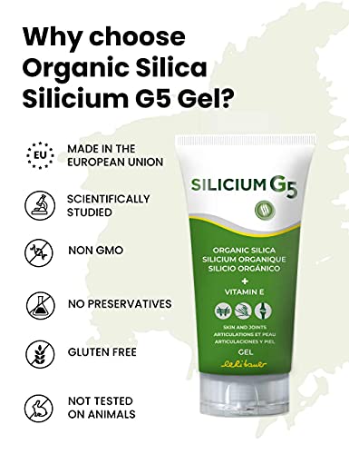 SILICIUM G5 Gel | Transdermal Silica Supplement for Skin Application and Dermal Absorption SILICIUM G5 buy supplements canada