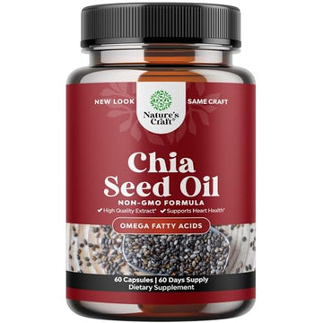 Potent Chia Seed Extract Pills for Men and Women Natural Supplement for Weight Loss Natures Craft buy supplements canada