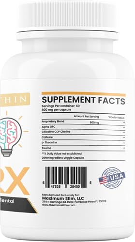 Maximum Slim Infinite Focus RX Nootropic Capsules Maximum Slim buy supplements canada