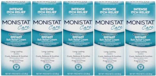 Monistat Care Maximum Strength Instant Itch Relief Cream, 1 Ounce each (Value Pack of 5) My Store buy supplements canada