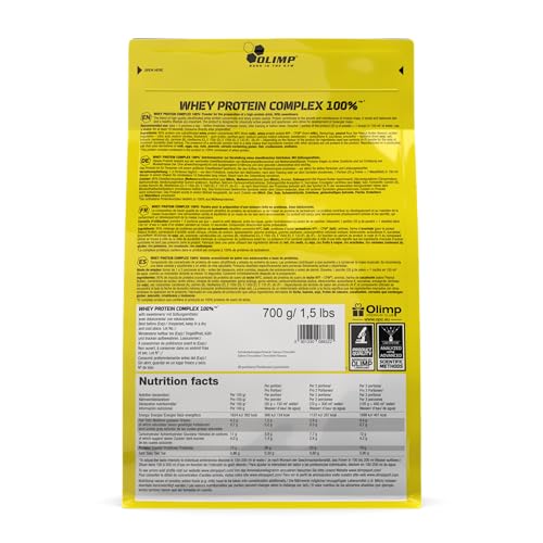 Olimp Whey Protein Complex 100% (700 g) - White Chocolate with Raspberry OLIMP SPORT NUTRITION buy supplements canada