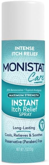 Monistat Instant Itch Relief Spray for Women, Maximum Strength Feminine Itch Care, 2 oz (Pack of 2) Monistat buy supplements canada
