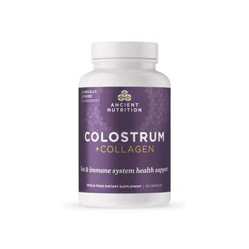 Ancient Nutrition Colostrum Superfood + Collagen, Grass Fed Bovine Colostrum, Fermented Eggshell Membrane Collagen, Supports Healthy Gut Ancient Nutrition buy supplements canada