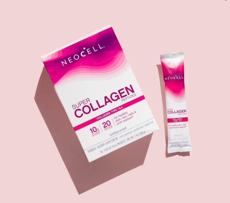 NeoCell Super Collagen Peptides, 10 g Collagen/Single-Serve Packet; Keto Certified NeoCell buy supplements canada