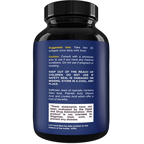 CLA Diet Weight Loss Pills - Women and Men - Pure Conjugated Linoleic Acid - Safflower Natures Craft buy supplements canada