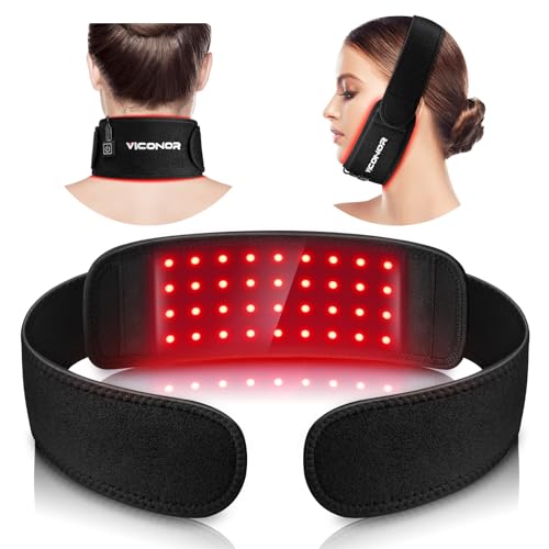 Red Light Therapy Belt for Neck, Near Infrared Light Therapy Belt Wearable Infrared Neck Wrap Viconor buy supplements canada