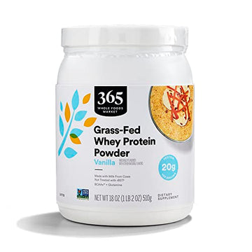 365 by Whole Foods Market, Vanilla Grass Fed Whey Protein, 18 Ounce 365 by Whole Foods Market buy supplements canada