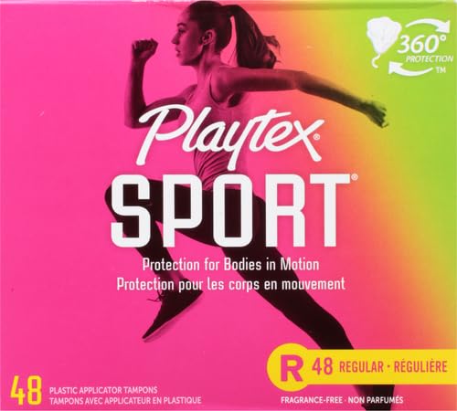 Playtex Sport Tampons, Regular Absorbency, Fragrance-Free - 48ct (Packaging May Vary) PLAYTEX buy supplements canada