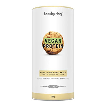 foodspring Vegan Protein Cookie Dough - 21g Protein per Shake to Build Muscle, B12, B6, folic Acid foodspring buy supplements canada