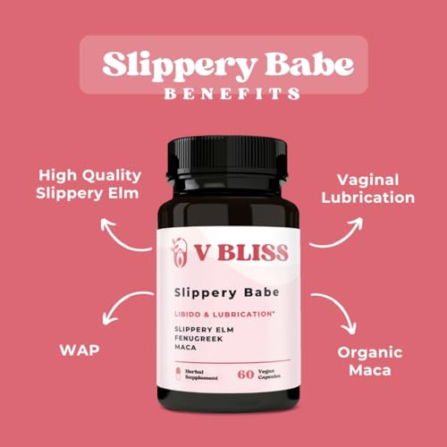 V Bliss Slippery Babe Vaginal Moisturizer Capsules | Relieves Vaginal Dryness with Slippery Elm V Bliss buy supplements canada