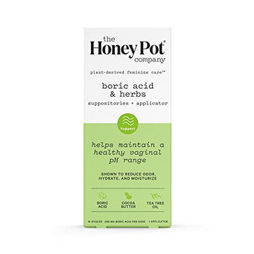The Honey Pot Company 7 Day Boric Acid & Herbs Suppositories - Maintains and Balances Healthy The Honey Pot Company buy supplements canada