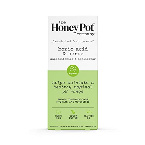 The Honey Pot Company 7 Day Boric Acid & Herbs Suppositories - Maintains and Balances Healthy The Honey Pot Company buy supplements canada