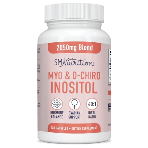 Myo-Inositol & D-Chiro Inositol | Hormone Balance for Women | Ideal 40:1 Ratio | Myo Inosit SMNutrition buy supplements canada