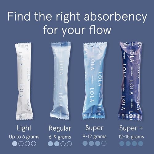 LOLA Organic Cotton Tampons, 8 Count - Tampons Regular, Period Feminine Hygiene Products LOLA buy supplements canada