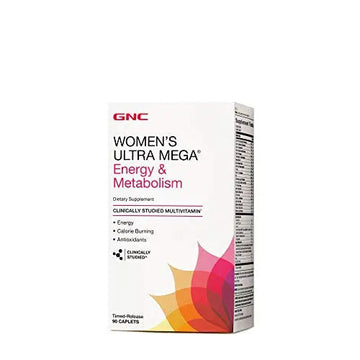 GNC Womens Ultra Mega Energy and Metabolism Multivitamin for Women, 90 Count GNC buy supplements canada