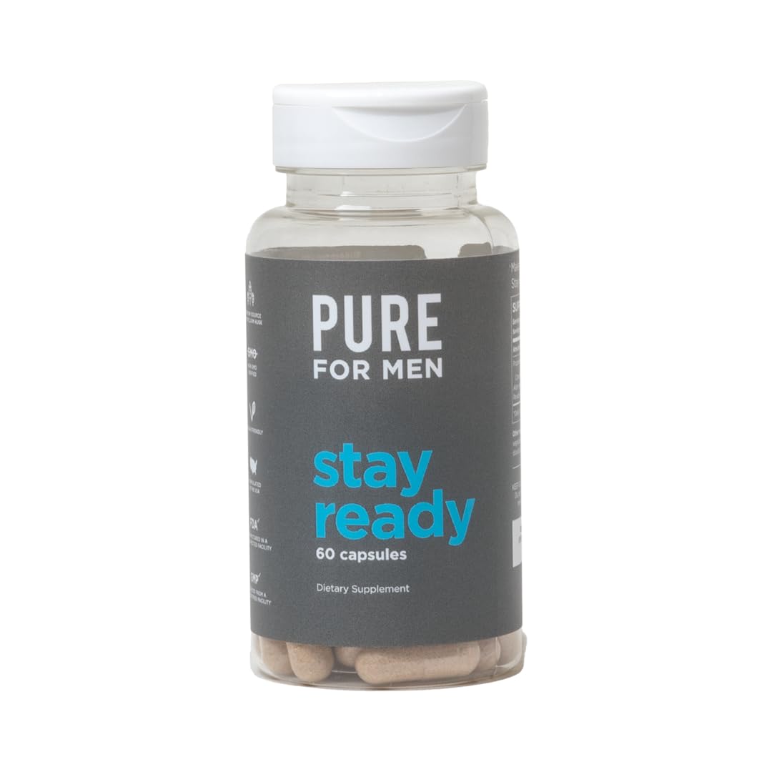 Pure for Men Original Cleanliness Stay Ready Fiber Supplement | Helps Promote Pure for Men buy supplements canada