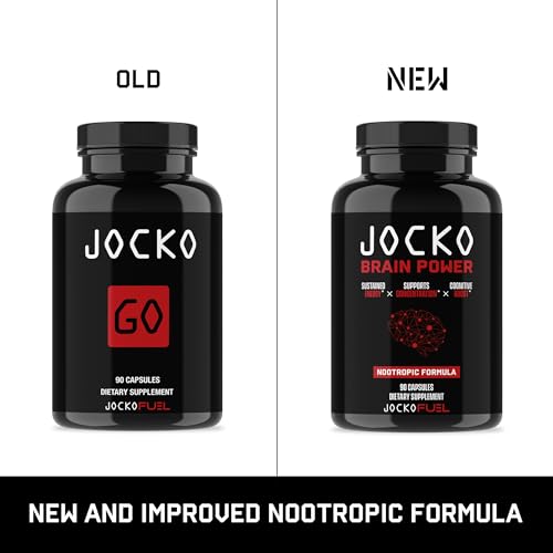 Jocko Fuel Brain Power - Nootropic Dietary Supplements for Memory & Focus wiht L Theanine, L Carnitine- Energy & Focus Supplement (90 Capsules) Jocko Fuel buy supplements canada