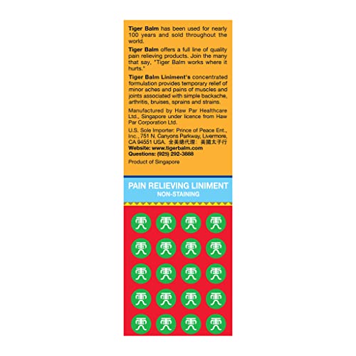 TIGER BALM LINIMENT, 2 Fl Oz (Pack of 2) Tiger Balm buy supplements canada