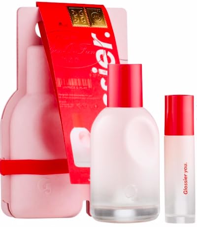 Glossier You Limited Edition Two of You Eau de Parfum Holiday Gift Set - Full Size Spray (1.7oz / 50ml) and Travel Size Rollerball (0.27oz / 8ml) Glossier buy supplements canada