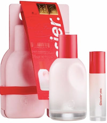 Glossier You Limited Edition Two of You Eau de Parfum Holiday Gift Set - Full Size Spray (1.7oz / 50ml) and Travel Size Rollerball (0.27oz / 8ml) Glossier buy supplements canada