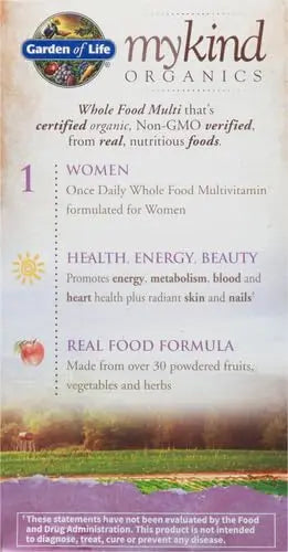 Garden of Life Organics Multivitamin for Women - Women's Once Daily Multi - Whole Food Multi with Iron,Biotin,Vegan Organic Womens Multivitamin Garden of Life buy supplements canada