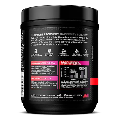 MuscleTech | Platinum 100% EAA+| Essential Amino Acids| Muscle Strength Builder MuscleTech buy supplements canada