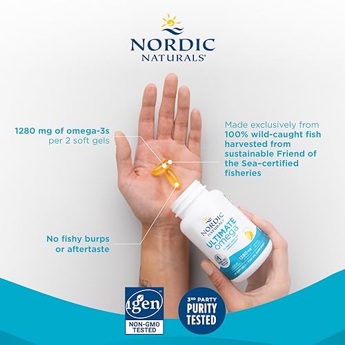Nordic Naturals Ultimate Omega, Lemon Flavor - 60 Soft Gels - 1280 mg Omega-3 Nordic Naturals buy supplements canada