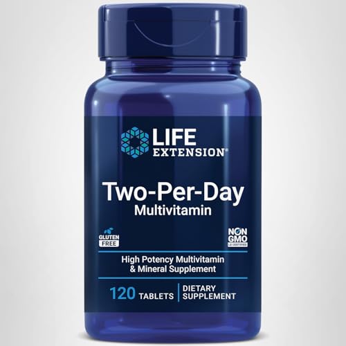Life Extension Two-Per-Day Multivitamin - Packed with Over 25 Vitamins, Minerals & Extracts -Vitamins B6, C, D - Zinc - Two-Month Supply Life Extension buy supplements canada