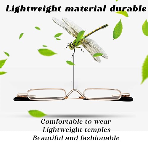Viseng 2 Pairs Slim Pocket-Sized Metal Reading Glasses: Your Stylish Travel Companion Viseng buy supplements canada