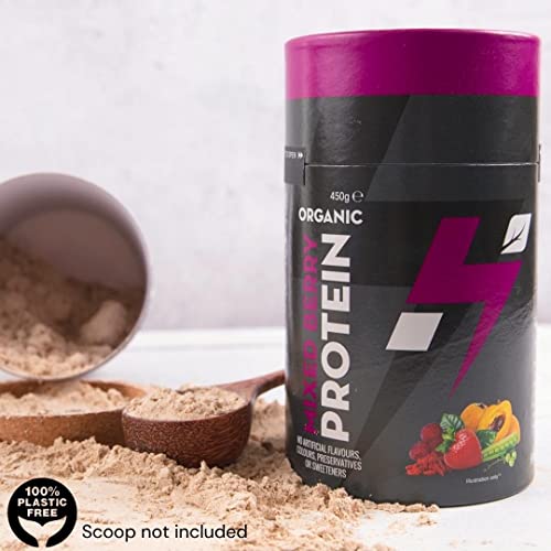 Hylife Nutrition - Organic Protein Powder - Mixed Berry Vegan Protein Powder (450g - 15 Servings) Hylife Nutrition buy supplements canada