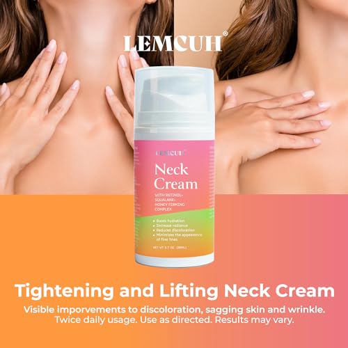 Neck Firming Cream for Women: Neck Cream - Neck Tightening Cream - Neck Creams Lemcuh buy supplements canada