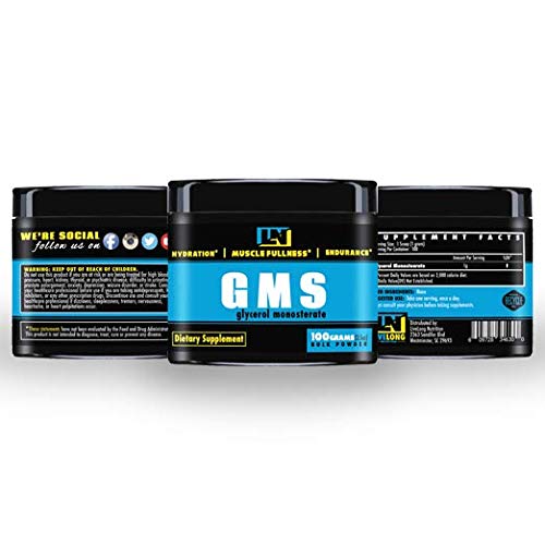 LiveLong Nutrition Glycerol Monostearate GMS Powder - Hydration, Endurance, Muscle LiveLong Nutrition buy supplements canada