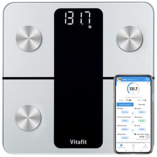 Vitafit Smart Scales for Body Weight and Fat Percentage, Weighing Professional Since 2001 Vitafit buy supplements canada