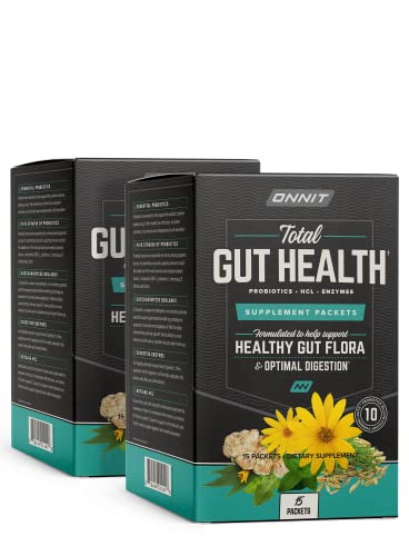 ONNIT Total Gut Health - Complete Probiotics & Digestive Enzyme Supplement ONNIT buy supplements canada