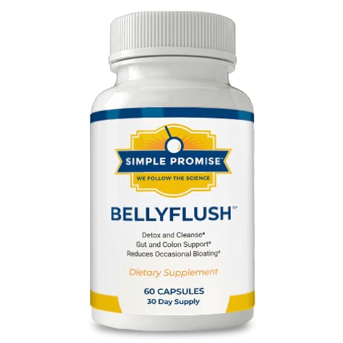 Simple Promise - BellyFlush - Detox and Colon Cleanse - Supports Digestive Health, 60 Capsules Simple Promise buy supplements canada