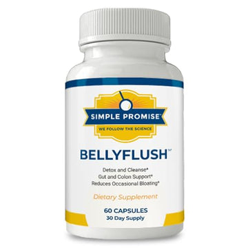 Simple Promise - BellyFlush - Detox and Colon Cleanse - Supports Digestive Health, 60 Capsules Simple Promise buy supplements canada