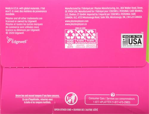 Playtex Sport Tampons, Regular Absorbency, Fragrance-Free - 48ct (Packaging May Vary) PLAYTEX buy supplements canada