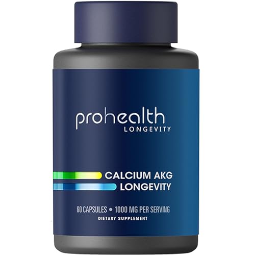 ProHealth Calcium AKG Longevity (Alpha Ketoglutarate) (1,000 mg per 2 Capsule Serving ProHealth buy supplements canada