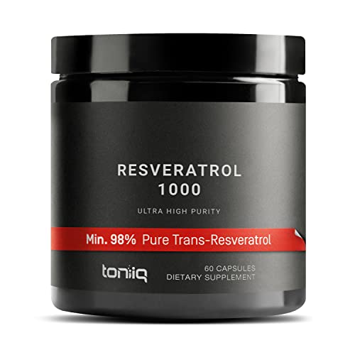 Ultra High Potency Third-Party Tested Trans Resveratrol 1000mg - 98% Pure Toniiq buy supplements canada